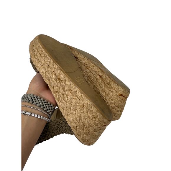 Stuart weitzman alex - Gem Stuart Weitzman Alex Ankle Strap Platform Wedge Espadrille Sandal Women\'s Size 7